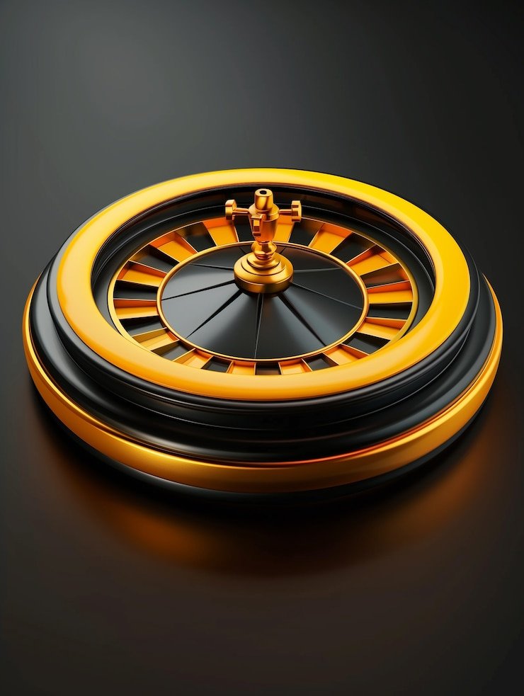 Ilustrasi pengguna menikmati hiburan sportsbook dan casino digital di perangkat mobile dengan latar neon keren